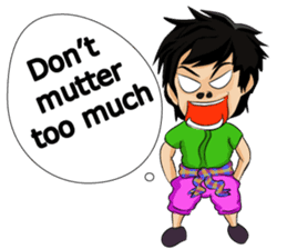 Keng-Keo the lover sticker #6342175