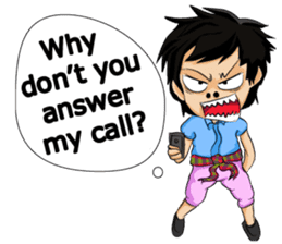 Keng-Keo the lover sticker #6342192