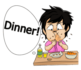 Keng-Keo the lover sticker #6342194