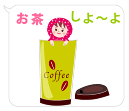 Matryoshka six sisters 2 sticker #6342209