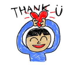 Crayon Kids Baby Drawing Sketch Book sticker #6342293