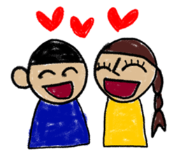 Crayon Kids Baby Drawing Sketch Book sticker #6342296