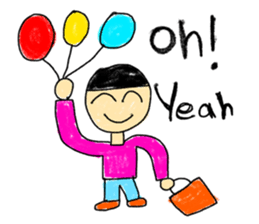 Crayon Kids Baby Drawing Sketch Book sticker #6342312