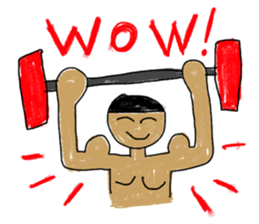 Crayon Kids Baby Drawing Sketch Book sticker #6342313