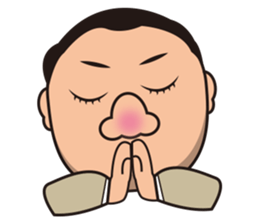 Long Wen all day expression. sticker #6343088