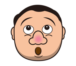 Long Wen all day expression. sticker #6343090