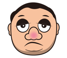 Long Wen all day expression. sticker #6343096