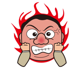 Long Wen all day expression. sticker #6343098