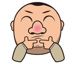 Long Wen all day expression. sticker #6343100