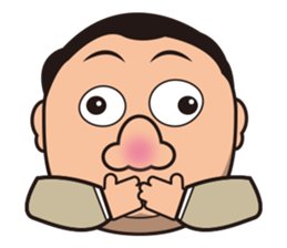 Long Wen all day expression. sticker #6343108