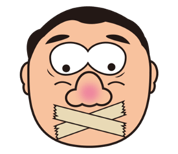 Long Wen all day expression. sticker #6343111