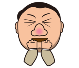 Long Wen all day expression. sticker #6343112