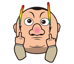 Long Wen all day expression. sticker #6343119