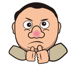 Long Wen all day expression. sticker #6343123