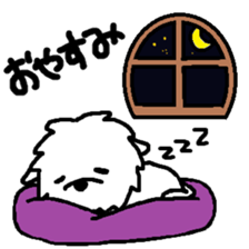 Maltese is of vanilla sticker #6343370