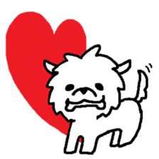 Maltese is of vanilla sticker #6343389