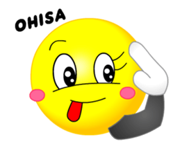 kawaii Smiley Face 3D(Japanese/English)2 sticker #6343412