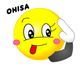 kawaii Smiley Face 3D(Japanese/English)2 sticker #6343412