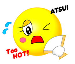 kawaii Smiley Face 3D(Japanese/English)2 sticker #6343417