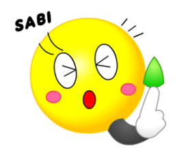 kawaii Smiley Face 3D(Japanese/English)2 sticker #6343420