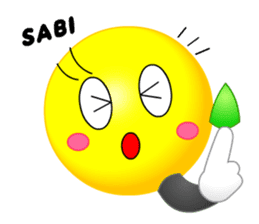 kawaii Smiley Face 3D(Japanese/English)2 sticker #6343420