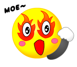 kawaii Smiley Face 3D(Japanese/English)2 sticker #6343421