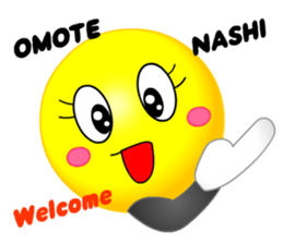 kawaii Smiley Face 3D(Japanese/English)2 sticker #6343422