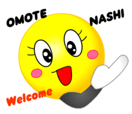 kawaii Smiley Face 3D(Japanese/English)2 sticker #6343422