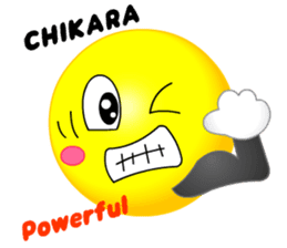 kawaii Smiley Face 3D(Japanese/English)2 sticker #6343429