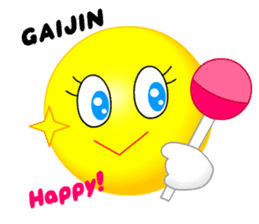 kawaii Smiley Face 3D(Japanese/English)2 sticker #6343437