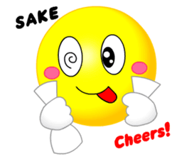 kawaii Smiley Face 3D(Japanese/English)2 sticker #6343442