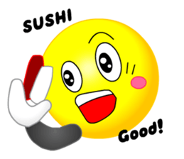 kawaii Smiley Face 3D(Japanese/English)2 sticker #6343443