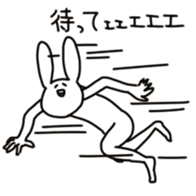 rabbit5 sticker #6343542