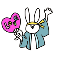 rabbit5 sticker #6343544