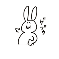 rabbit5 sticker #6343547