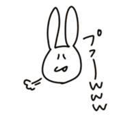 rabbit5 sticker #6343557