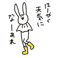 rabbit5 sticker #6343560