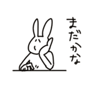 rabbit5 sticker #6343562