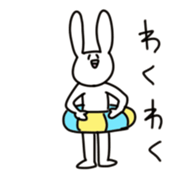 rabbit5 sticker #6343564