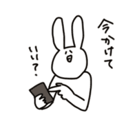rabbit5 sticker #6343565
