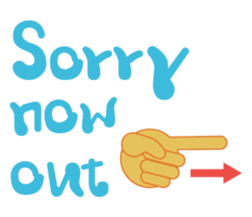 daddy's finger sticker #6343573