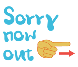 daddy's finger sticker #6343573