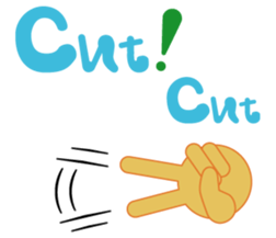 daddy's finger sticker #6343595