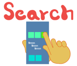 daddy's finger sticker #6343605