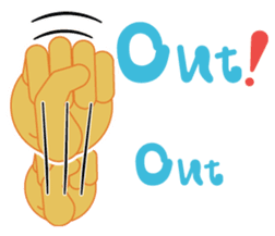 daddy's finger sticker #6343606