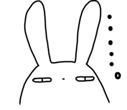 insolent rabbit sticker #6343780