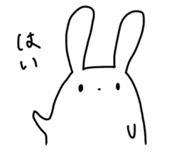 insolent rabbit sticker #6343796