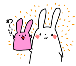 insolent rabbit sticker #6343799