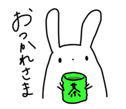 insolent rabbit sticker #6343805