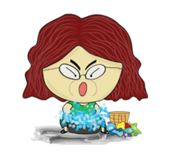 Mr.Chan & Mrs.Nang sticker #6343855